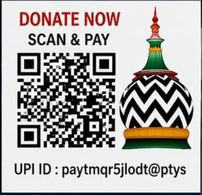 Scan and pay donation QR code. UPI ID paytmqr5jlodt@ptys
