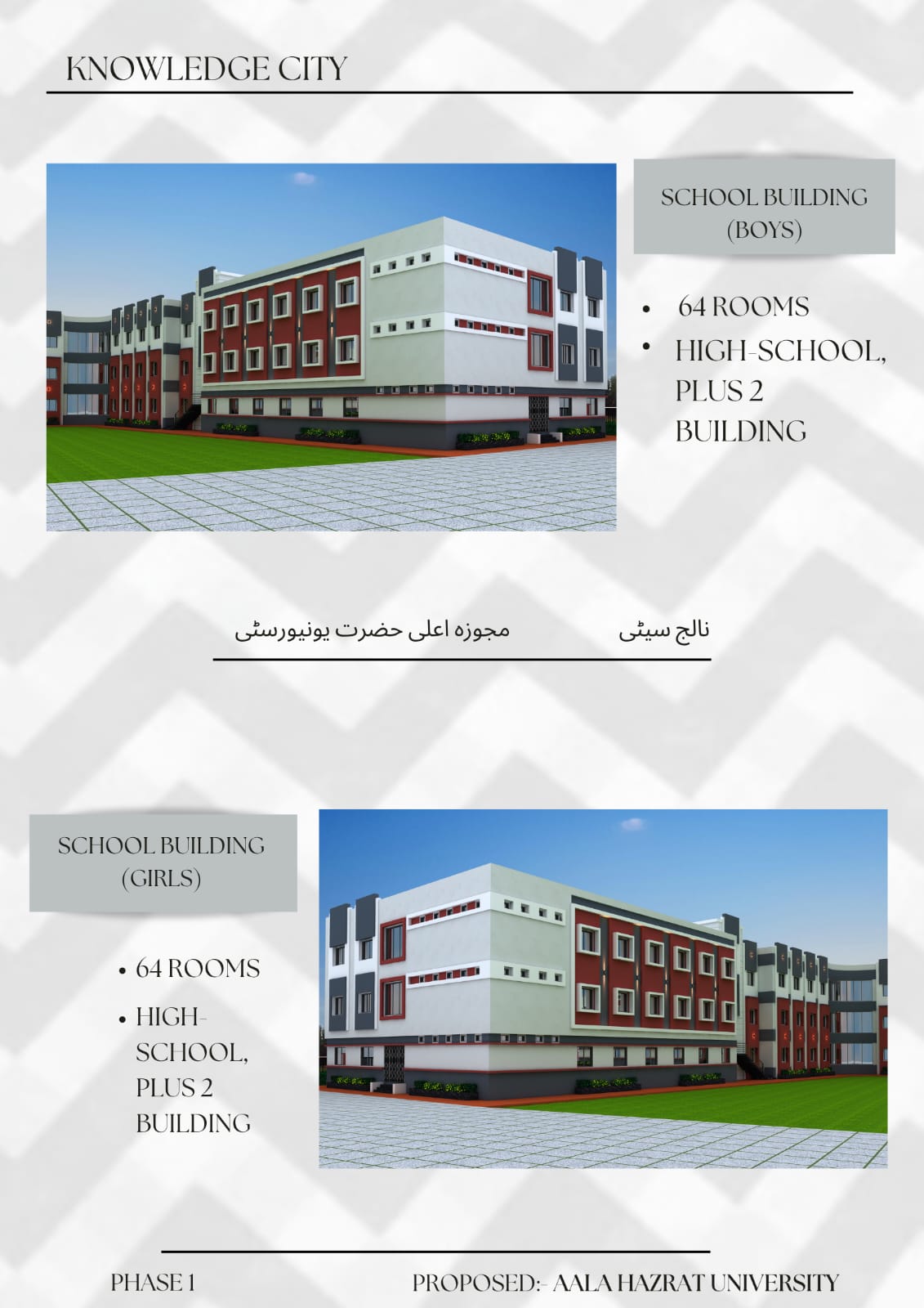 Boys and girls school building proposal
